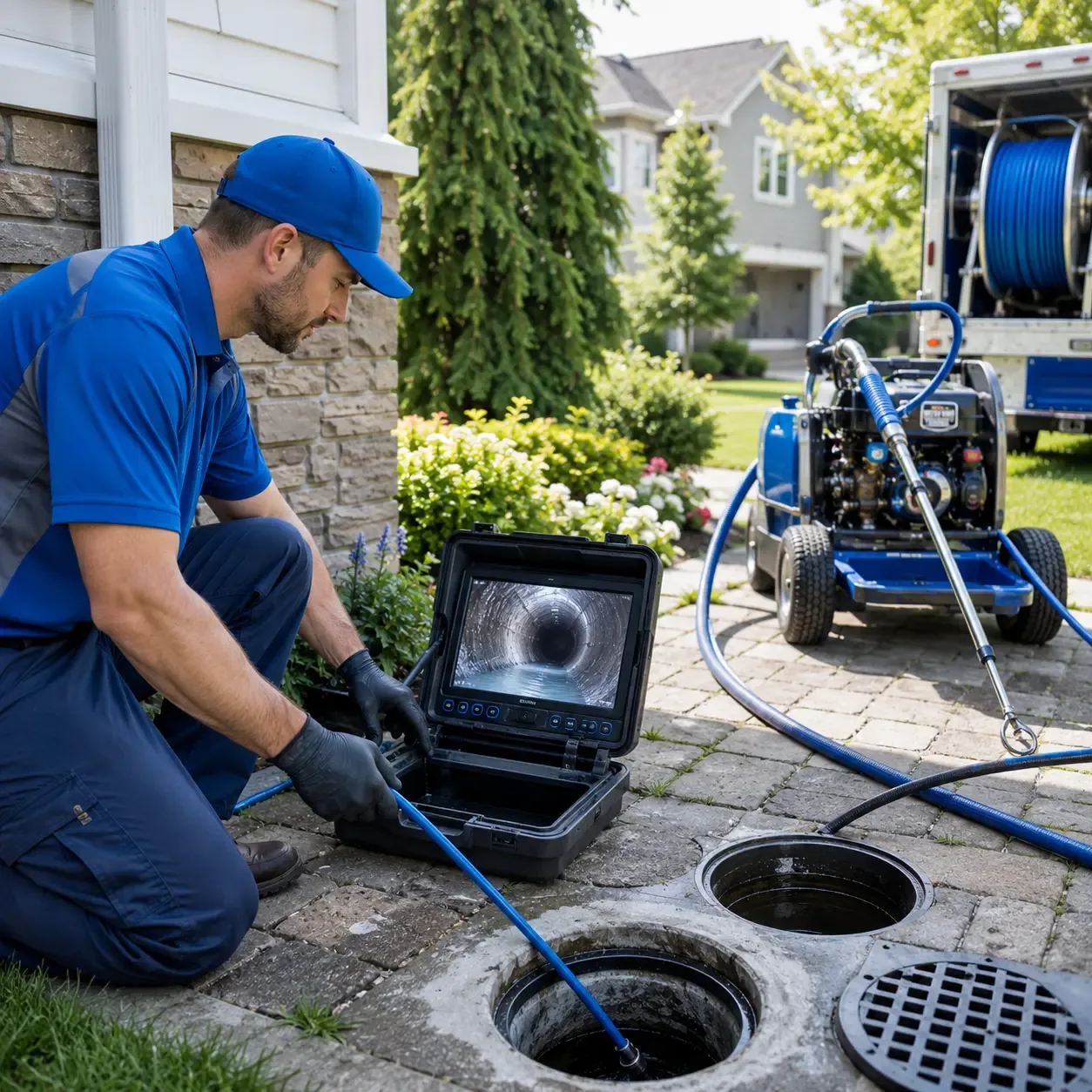 Outdoor drain cleaning professionals serving Dunlow, WV
